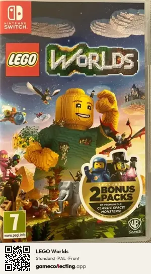 LEGO Worlds Nintendo Switch, PAL box front