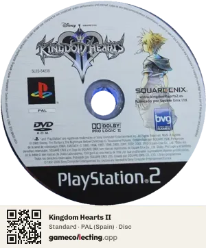 Kingdom Hearts II PlayStation 2, PAL disc