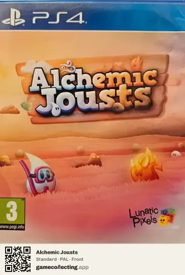 Alchemic Jousts PlayStation 4, PAL box front