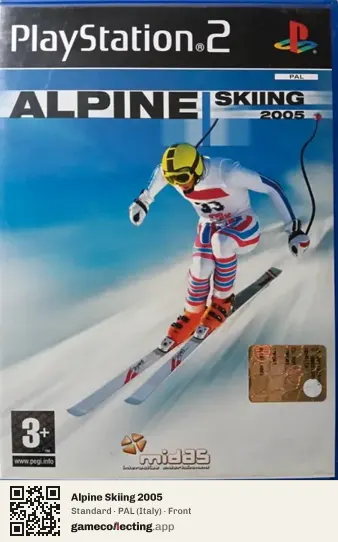 Alpine Skiing 2005 PlayStation 2, Italy box front