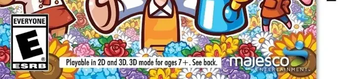 Gardening Mama: Forest Friends, the ESRB box on its front