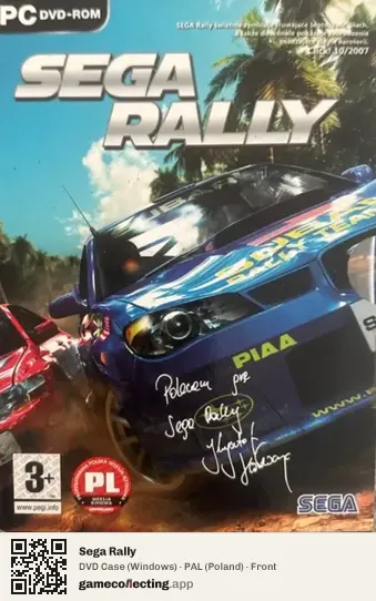 Sega Rally Computer, Poland box front