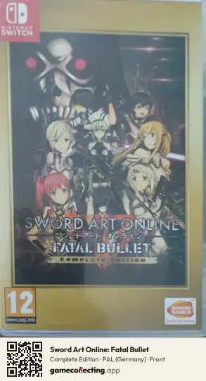 Sword Art Online: Fatal Bullet Nintendo Switch, Germany box front