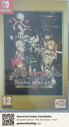 Sword Art Online: Fatal Bullet Nintendo Switch, Germany box front