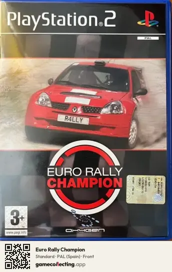 Euro Rally Champion PlayStation 2, Spain box front