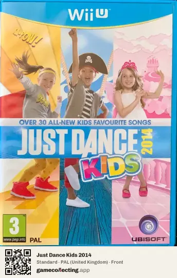 Just Dance Kids 2014 Nintendo Wii U, United Kingdom box front