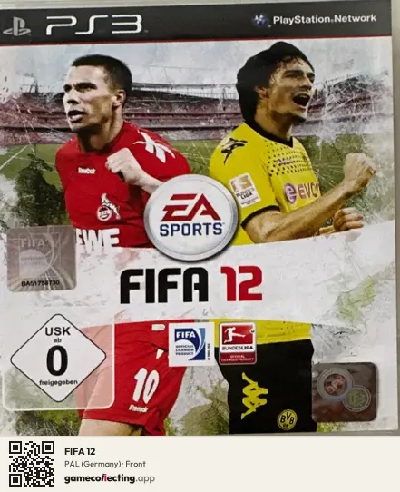 FIFA 12 PlayStation 3, Germany box front