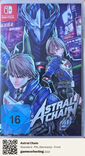 Astral Chain Nintendo Switch, Germany box front