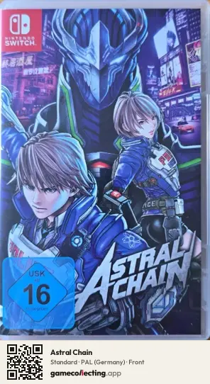 Astral Chain Nintendo Switch, Germany box front