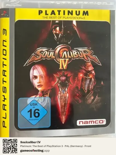Soulcalibur IV PlayStation 3, Germany box front