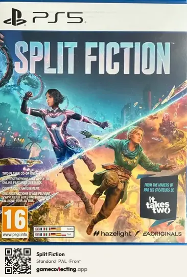 Split Fiction PlayStation 5, PAL box front