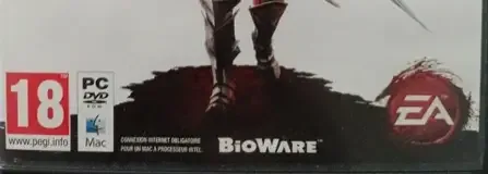 Dragon Age II, the PEGI square on its front
