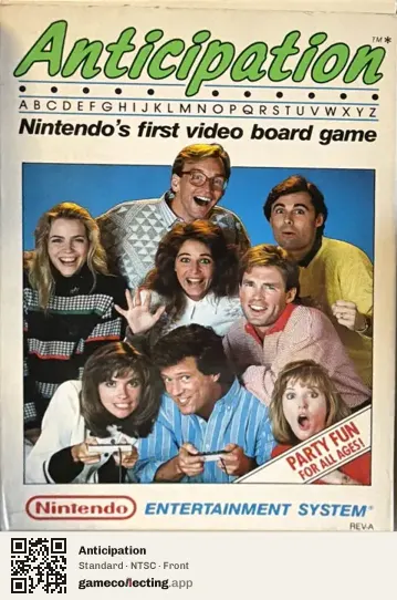 Anticipation Nintendo Entertainment System, NTSC box front