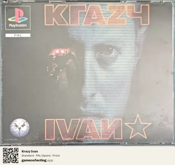Krazy Ivan PlayStation, Spain box front