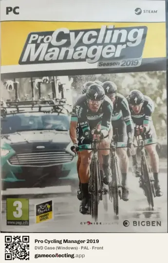 Pro Cycling Manager 2019 Computer, PAL box front