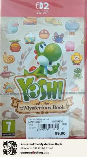 Yoshi and the Mysterious Book Nintendo Switch 2, Italy box front