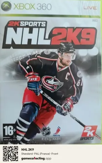NHL 2K9 Xbox 360, France box front
