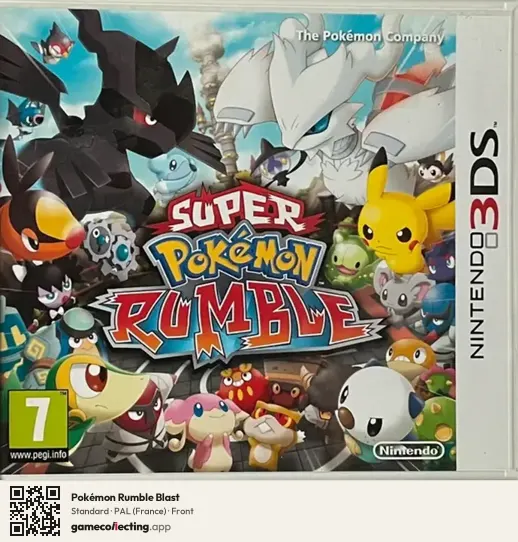 Pokémon Rumble Blast Nintendo 3DS, France box front