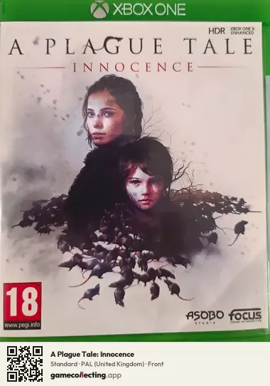 A Plague Tale: Innocence Xbox One, United Kingdom box front