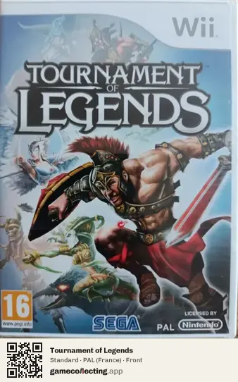 Tournament of Legends Nintendo Wii, France box front