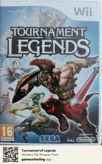 Tournament of Legends Nintendo Wii, France box front