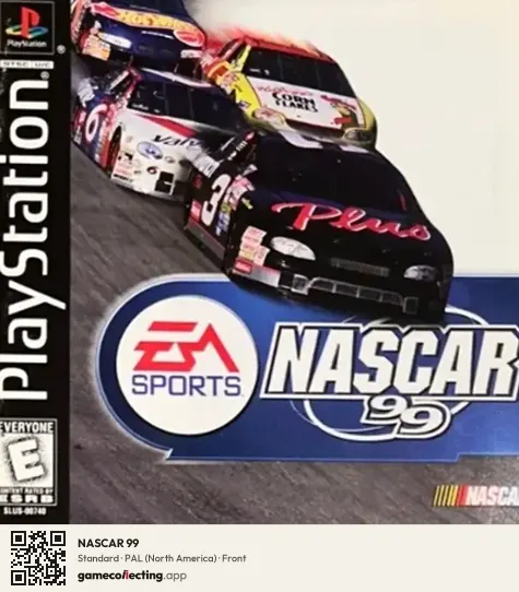 NASCAR 99 PlayStation, North America box front