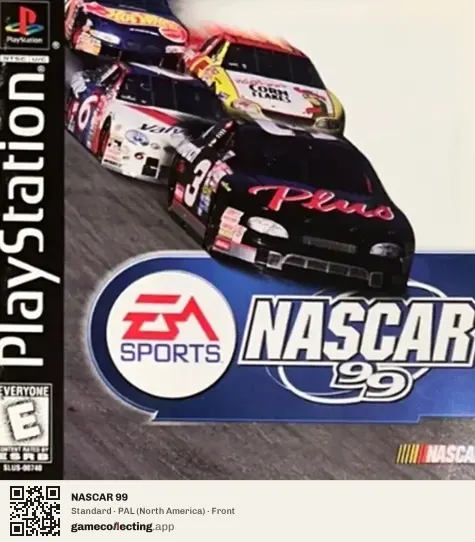 NASCAR 99 PlayStation, North America box front