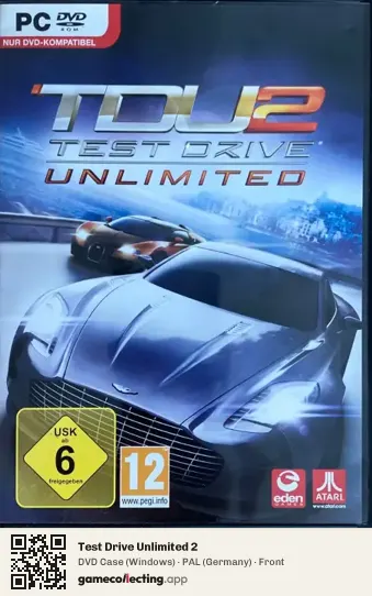 Test Drive Unlimited 2 Computer, Germany box front