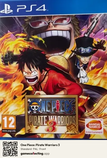 One Piece: Pirate Warriors 3 PlayStation 4, PAL box front