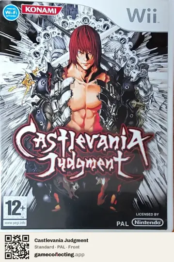 Castlevania Judgment Nintendo Wii, PAL box front