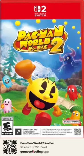 Pac-Man World 2 Re-Pac Nintendo Switch 2, NTSC box front