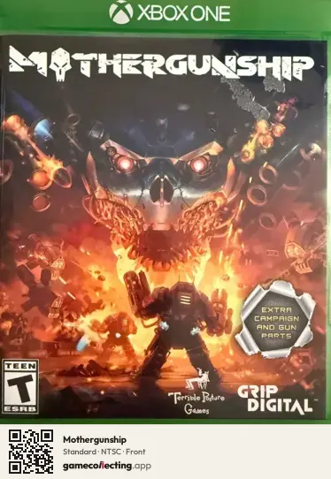 Mothergunship Xbox One, NTSC box front