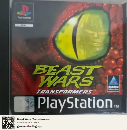 Beast Wars: Transformers PlayStation, PAL box front