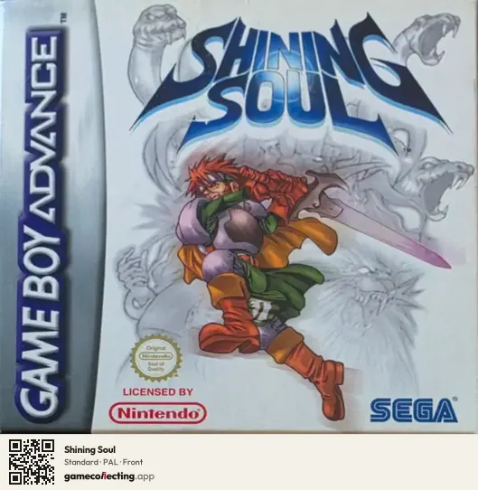 Shining Soul Game Boy Advance, PAL box front