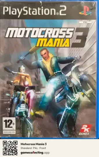Motocross Mania 3 PlayStation 2, PAL box front