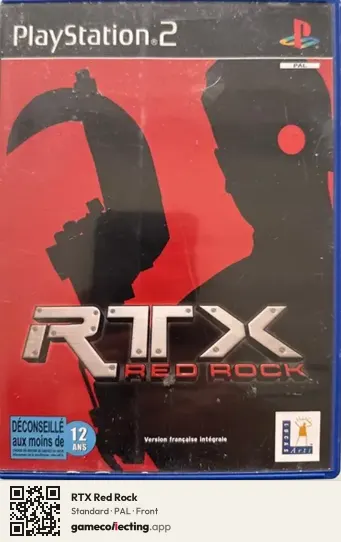 RTX Red Rock PlayStation 2, PAL box front