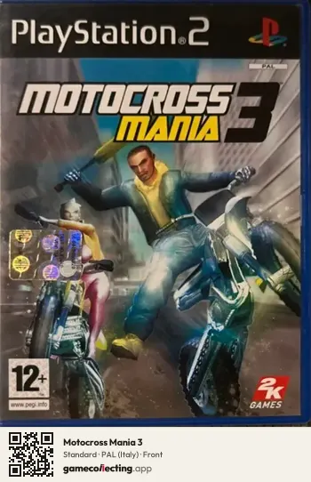 Motocross Mania 3 PlayStation 2, Italy box front