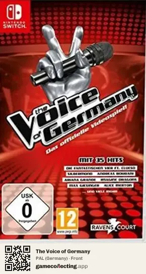 The Voice of Germany Nintendo Switch, Germany box front