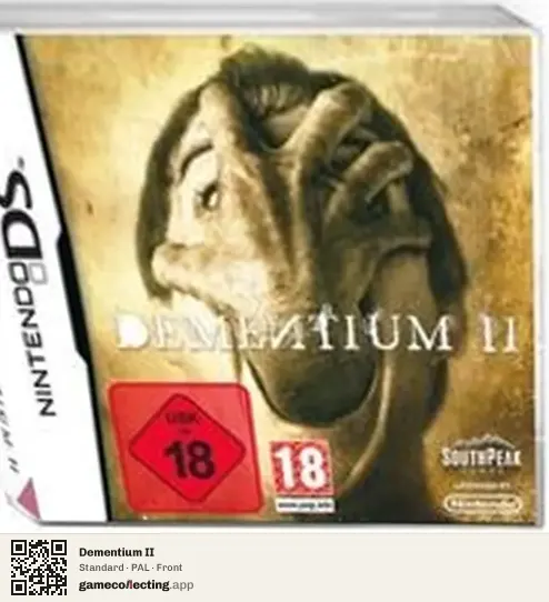 Dementium II Nintendo DS, PAL box front