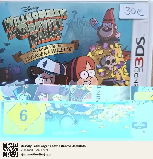Gravity Falls: Legend of the Gnome Gemulets Nintendo 3DS, PAL box front