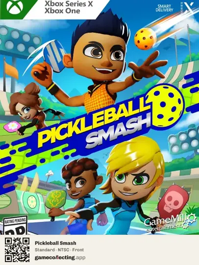 Pickleball Smash Xbox Series X, NTSC box front