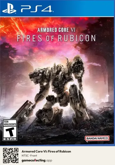 Armored Core VI: Fires of Rubicon PlayStation 4, NTSC box front