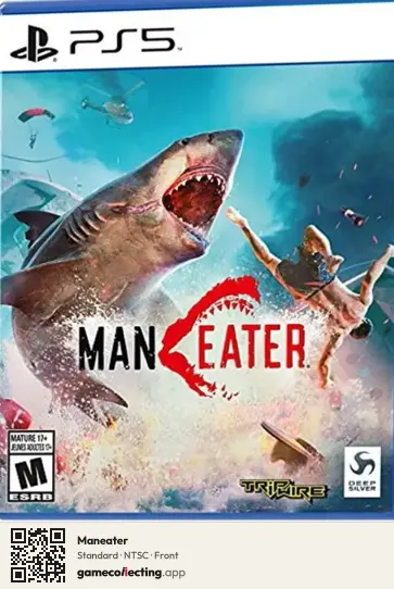 Maneater PlayStation 5, NTSC box front