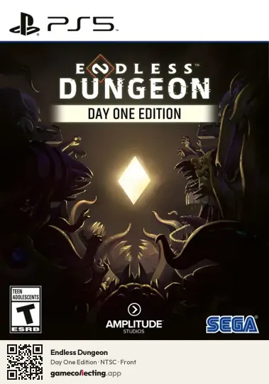 Endless Dungeon PlayStation 5, NTSC box front