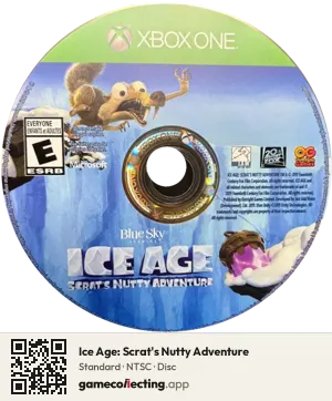 Ice Age: Scrat's Nutty Adventure Xbox One, NTSC disc