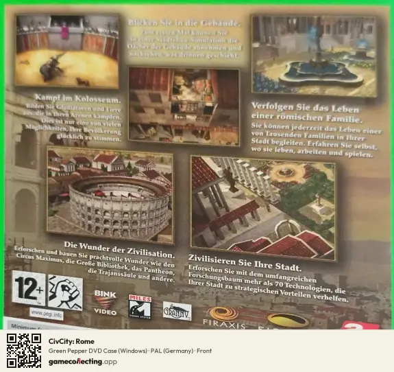 CivCity: Rome Computer, Germany box front