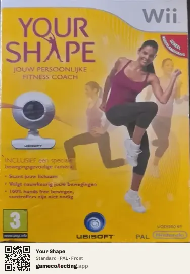 Your Shape Nintendo Wii, PAL box front