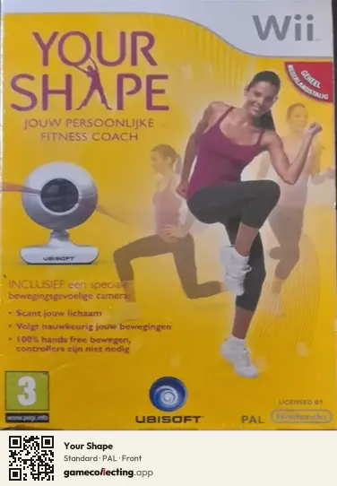 Your Shape Nintendo Wii, PAL box front
