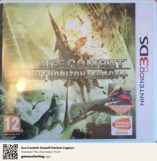 Ace Combat: Assault Horizon Legacy+ Nintendo 3DS, Germany box front