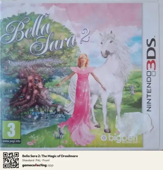 Bella Sara 2: The Magic of Drasilmare Nintendo 3DS, PAL box front